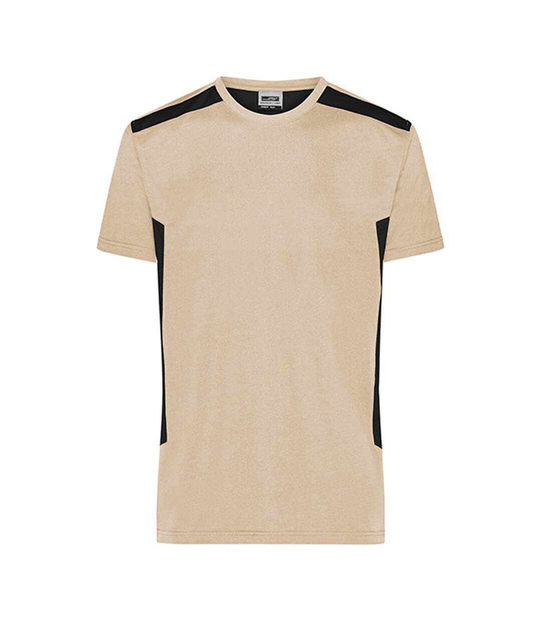 T-shirt Workwear Strong Homme Beige Gris Noir James And Nicholson-1