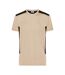 T-shirt Workwear Strong Homme Beige Gris Noir James And Nicholson-1