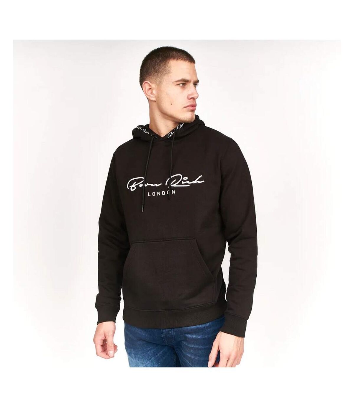 Born Rich Mens Cabella Hoodie (Black)
