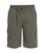 Short À Poches D555 Nick Homme Kaki Duke-1