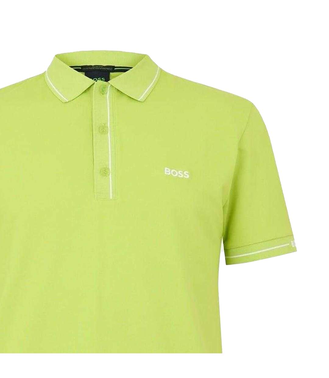 Polo Paule Homme Vert Vif Boss-2