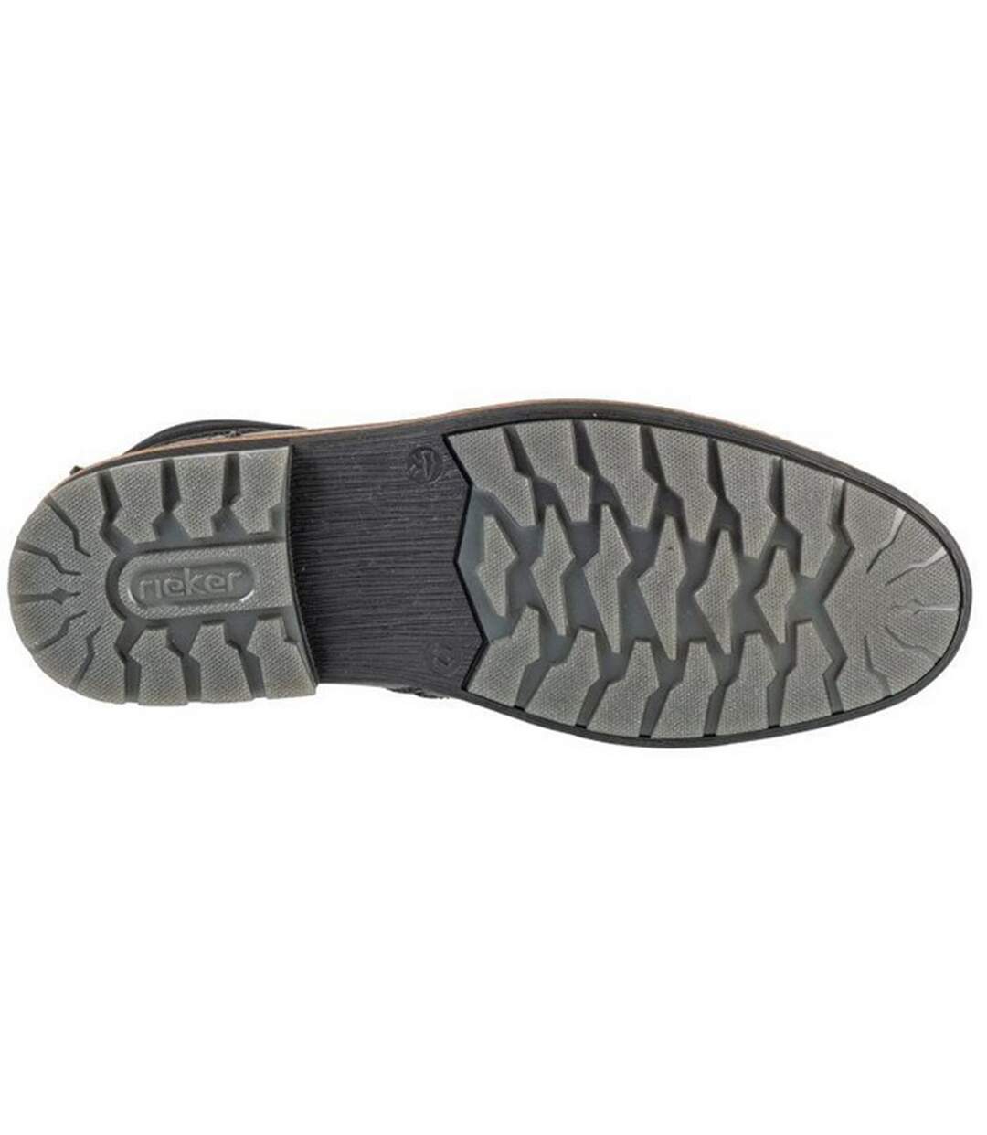 Bottines Style Logo Homme Noir Rieker-4