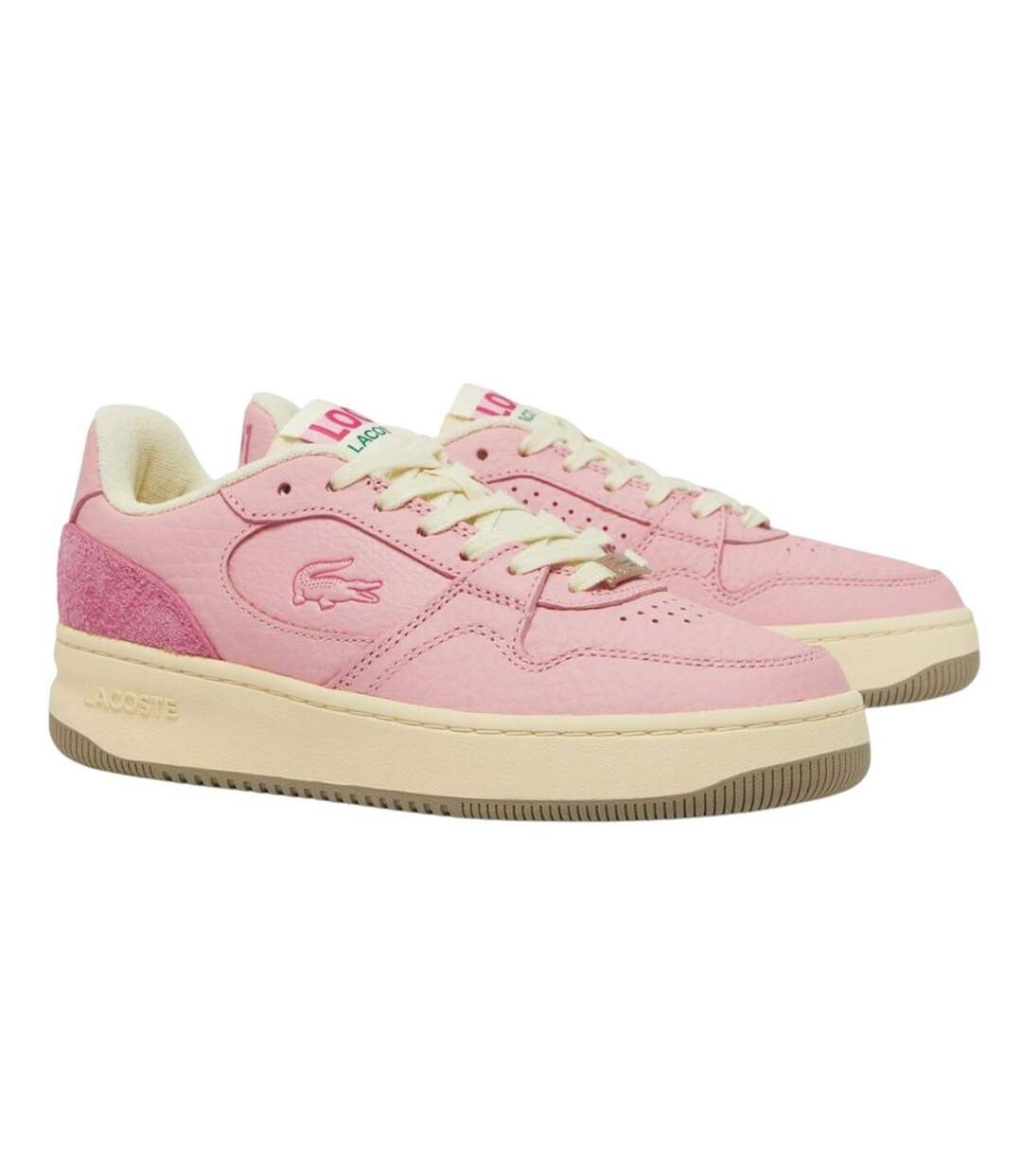 Baskets Femme Rose Lacoste-1