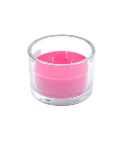 Bougie Verrine Parfumée Essentiel 12cm Rose