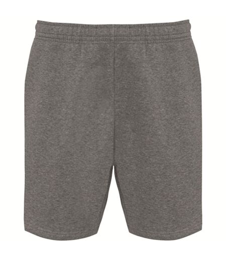 Bermuda molleton - Homme - K7026 - gris chiné