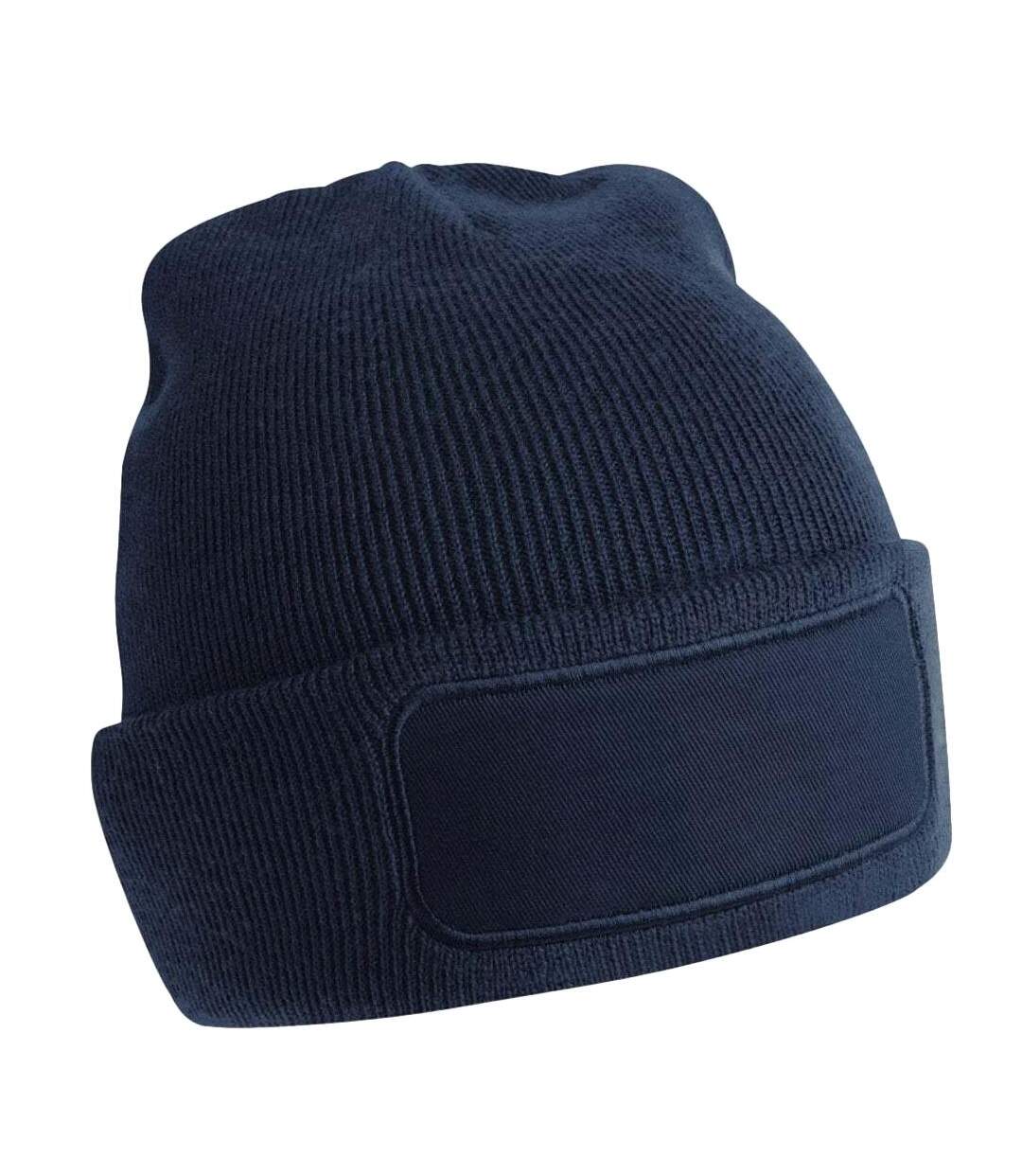 Bonnet Recyclé Original Patch Bleu Marine Beechfield-2