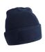 Bonnet Recyclé Original Patch Bleu Marine Beechfield-2