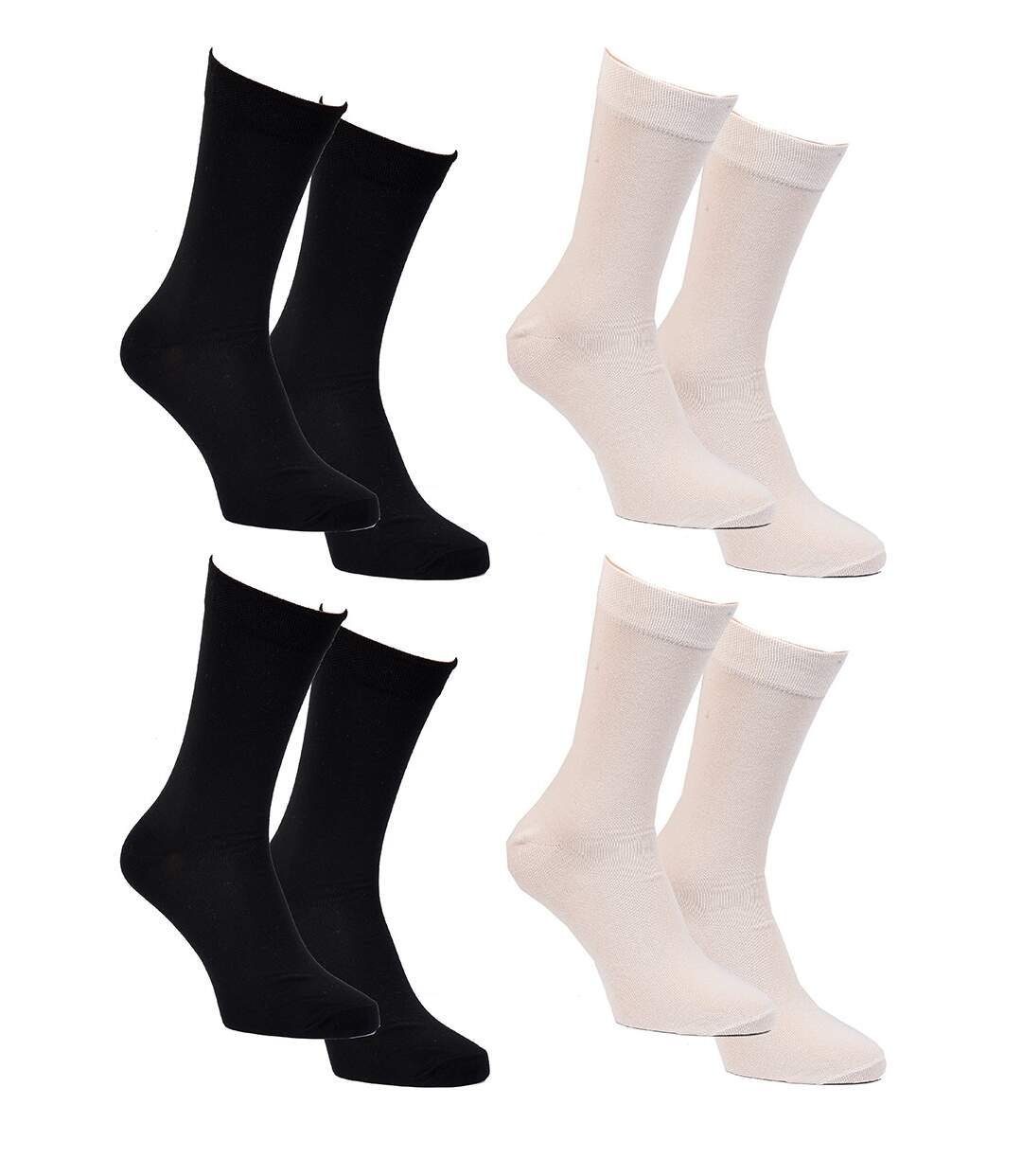 Chaussettes homme en Coton BIO Ultra Confort-Assortiment modèles photos selon arrivages- Pack de 12 Paires Coton Bio