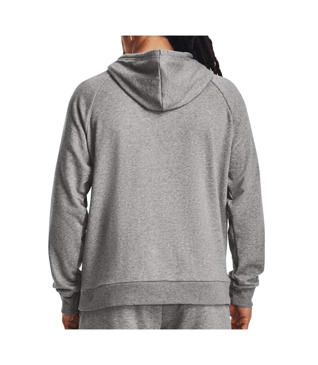 Sweat à capuche gris homme under armour rival 1379757 - xl-2