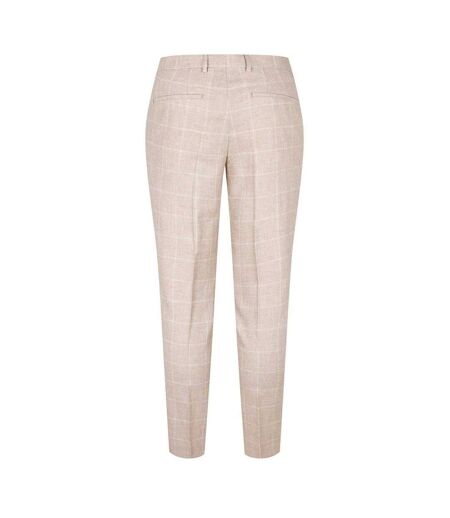 Pantalon De Costume Femme Beige Boss