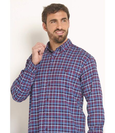 Chemise flanelle extensible à carreaux