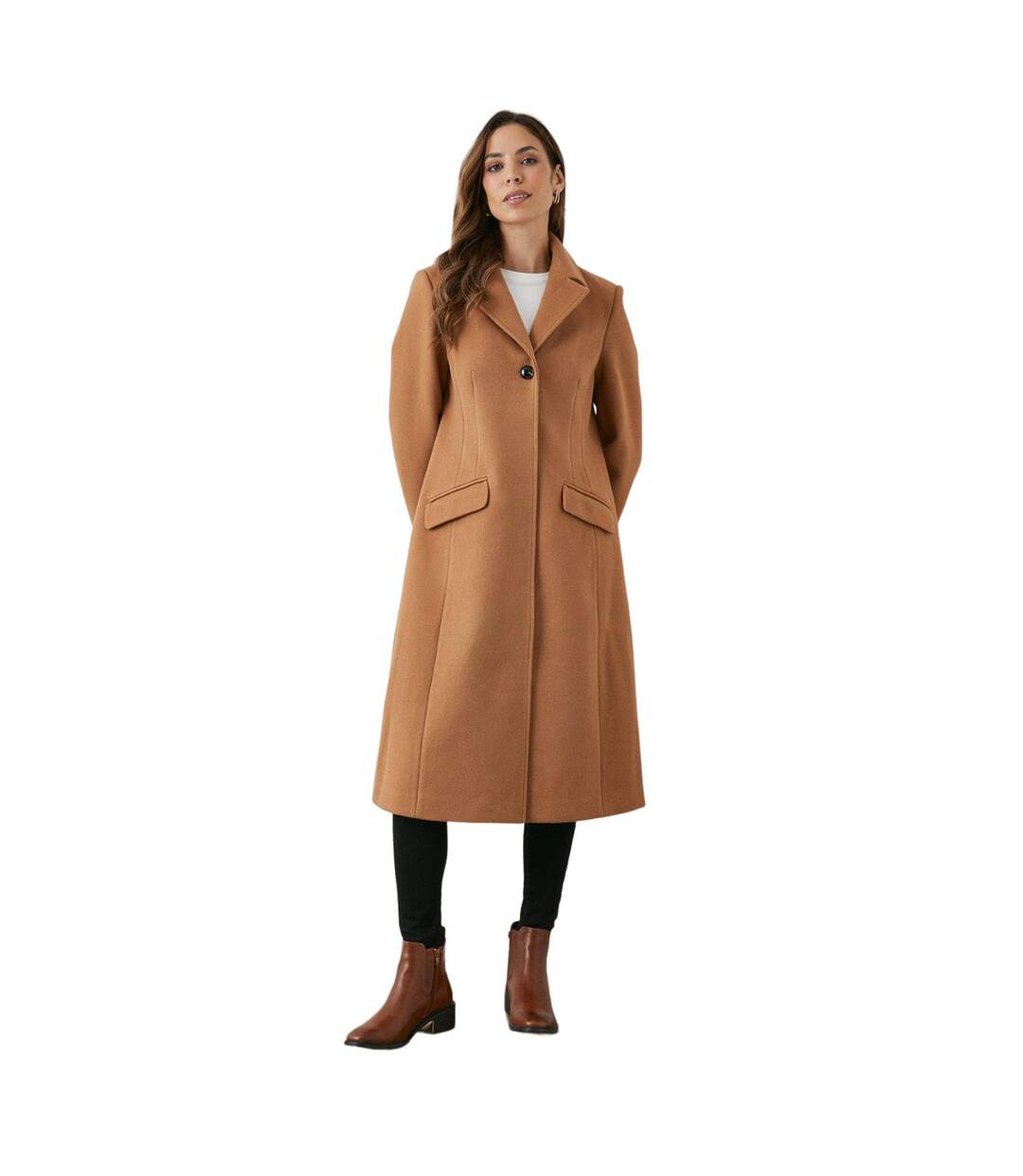 Manteau femme brun-beige Principles