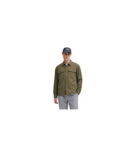 Chemise Manches Longues Motif/style Uni Commute Homme Gris Marron Jack And Jones