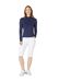 Womens/ladies Regular Long-sleeved Golf Top Peacoat Callaway-1