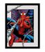Spider-Man - Poster encadré SWINGING BREAKOUT (Multicolore) (45 cm x 35 cm) - UTPM8630