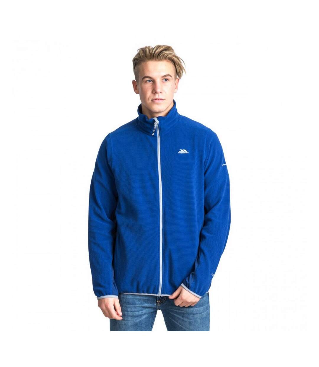 Trespass Mens Mirth Fleece Jacket (Navy Stripe)