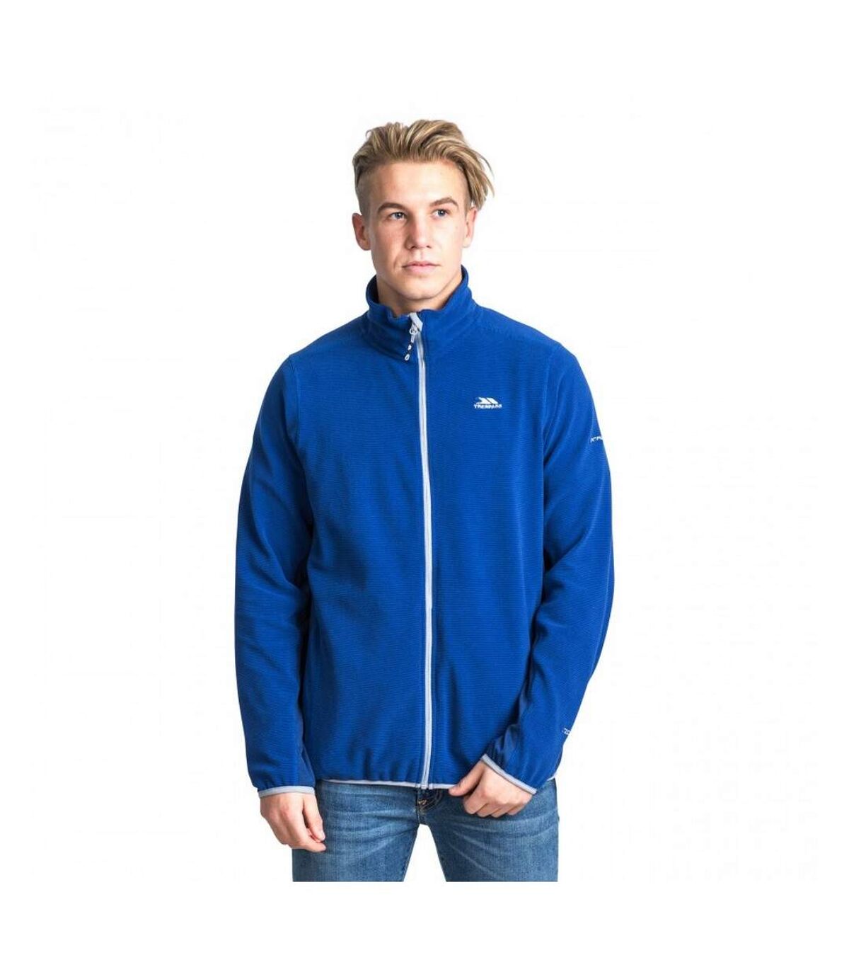 Trespass Mens Mirth Fleece Jacket (Navy Stripe)