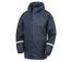 Veste imperméable avec bandes réfléchissantes - R915X - bleu marine-1
