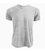 Canvas Unisex Poly-Cotton Short Sleeve T-Shirt (White Marble)