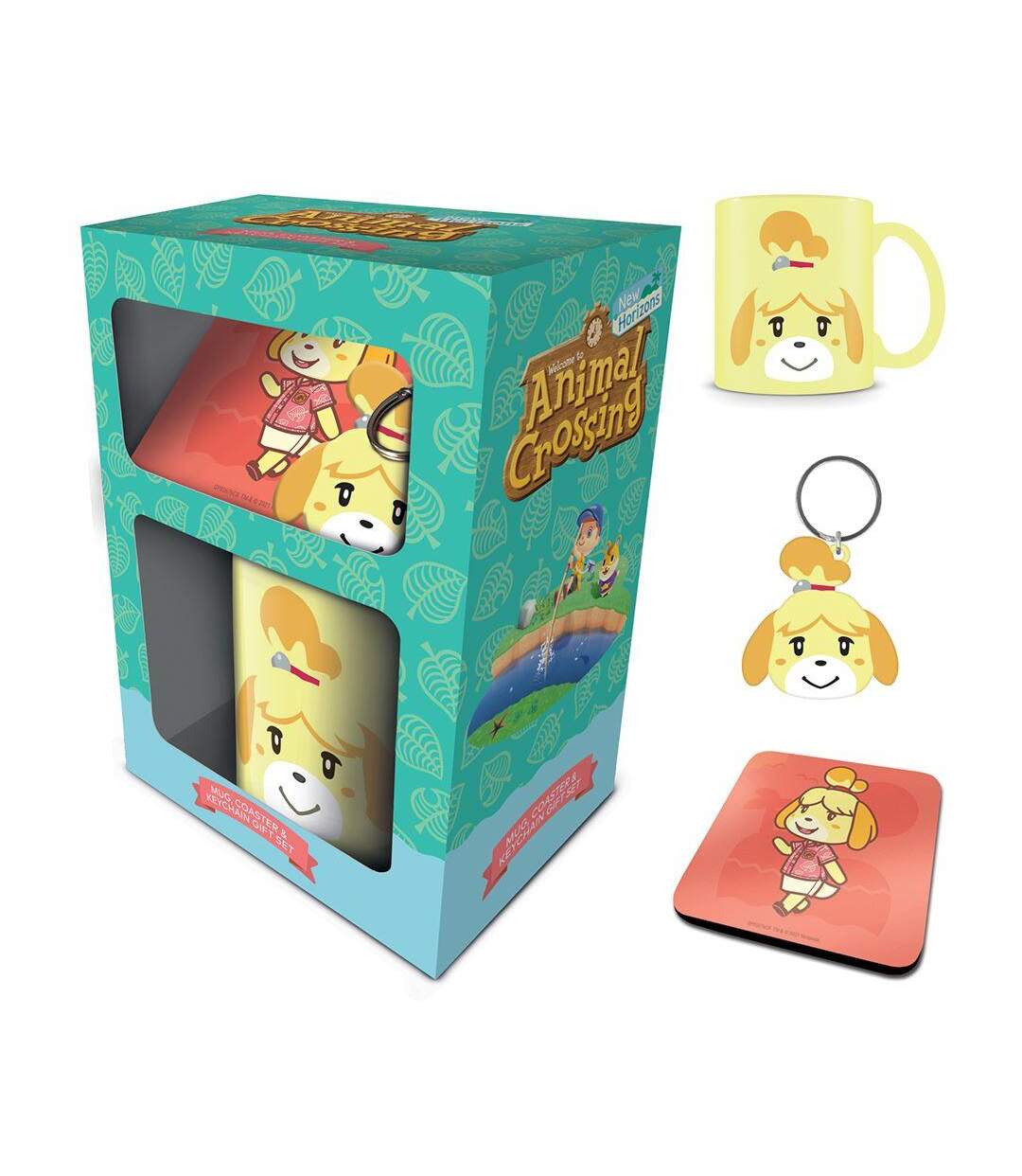 Animal Crossing Coffret cadeau Isabelle (Jaune/Rouge) (Taille unique) - UTPM3026
