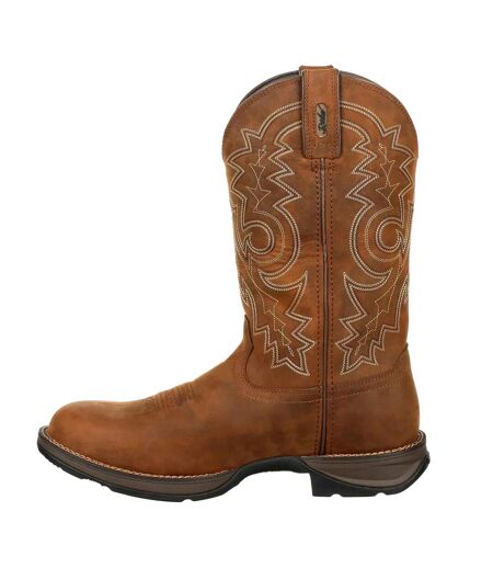 Bottes De Cowboy Rebel Homme Marron Clair Durango