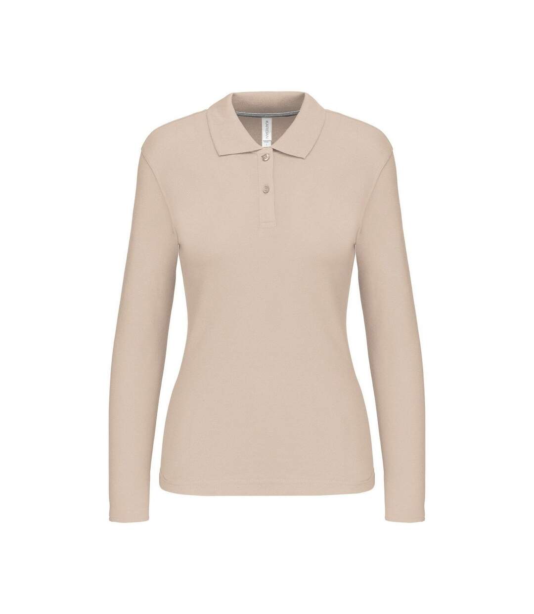 Polo manches longues - Femme - K244 - beige