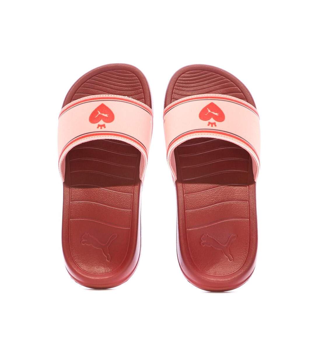 Claquettes rouges femme puma popcat - 37-3