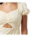 Robe Courte Manches Bouffantes Femme Crème Jack Wills-4