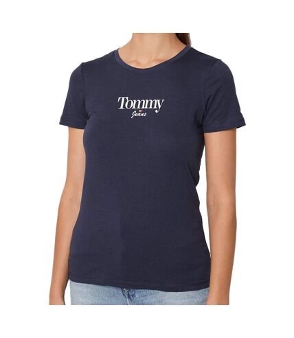 T-shirt Marine Femme Tommy Hilfiger Skinny Essential