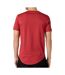 T-shirt Rouge Homme Calvin Klein Jeans Badge Turn Up - M