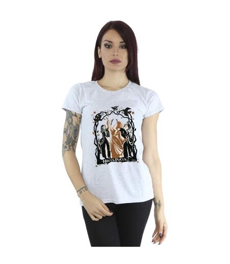 Disney T-shirt en coton Femmes/Ladies Hocus Pocus Birds (Gris sportif) - UTBI48505