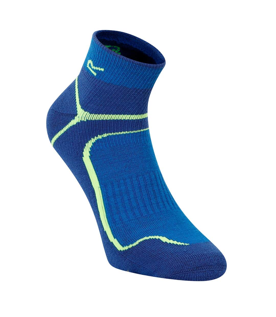 Socquettes Trail Homme Bleu Vert Néon Regatta-1