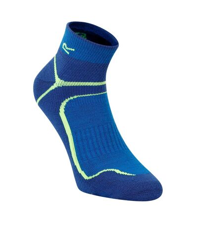 Socquettes Trail Homme Bleu Vert Néon Regatta