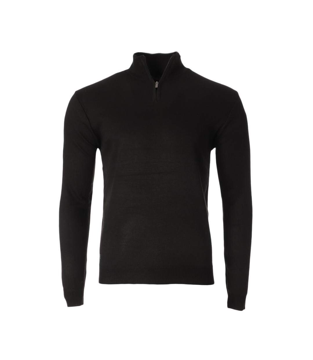 Pull Noir Homme RMS26 Zip Basic - XXL-1