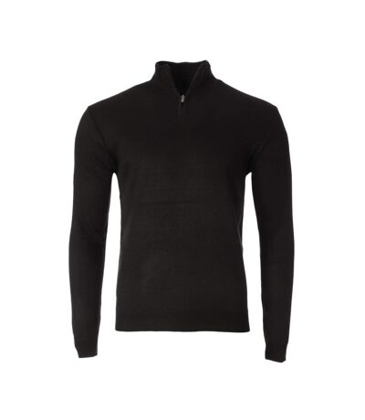 Pull Noir Homme RMS26 Zip Basic - L