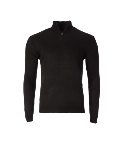 Pull Noir Homme RMS26 Zip Basic - XXL