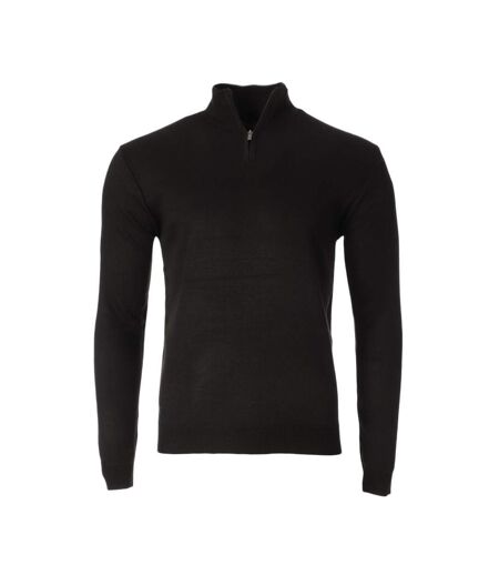 Pull Noir Homme RMS26 Zip Basic - XXL