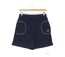 Short de sport en molleton femme bleu marine MAYFLOWER SE9039M : le confort absolu pour bouger librement-2