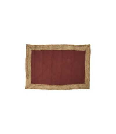 Tapis Déco en Jute Rodame 120x170cm Terracotta