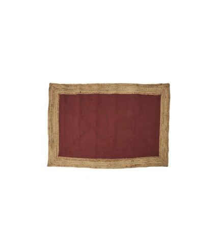 Tapis Déco en Jute Rodame 120x170cm Terracotta