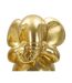Lot de 3 Statuettes en Résine Éléphants 20cm Or-5