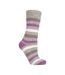 Ladies Twist Patterned Thick Winter Thermal Socks-1