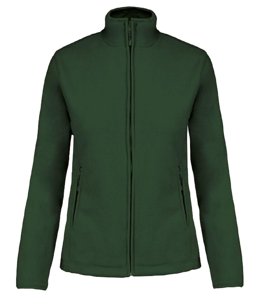 Veste micropolaire zippée - Femme - K907 - vert forêt