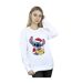 Disney - Sweat LILO AND STITCH CHRISTMAS LOVE BISCUIT - Femme (Blanc) - UTBI22625-2