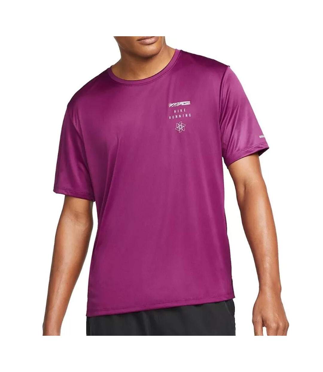 T-shirt Violet Homme Nike Miler - L