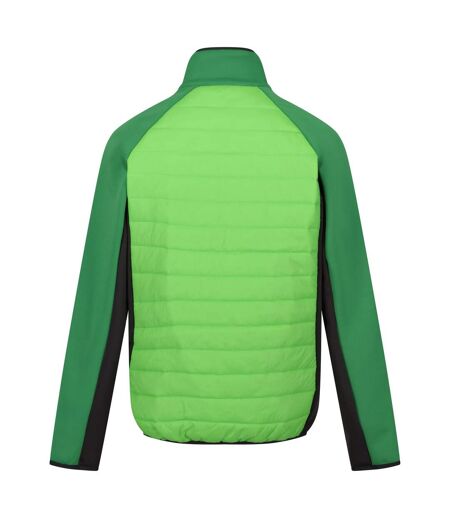 Regatta Mens Clumber IV Full Zip Hybrid Jacket (Jasmine Green/Field Green) - UTRG9074