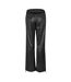 Womens/ladies Fleece Lined Jogging Bottoms Black Puma-3