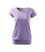 Womens/ladies City T-shirt Violet Adler-1