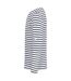 T-shirt Long John Homme Blanc Bleu Marine Premier-3