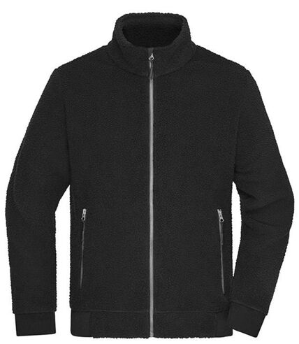 Veste polaire sherpa de travail - Unisexe - JN1862 - noir